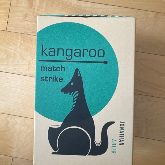 Jonathan Adler Kangaroo Match Strike and Holder.  New in box! - Picture 2 of 3